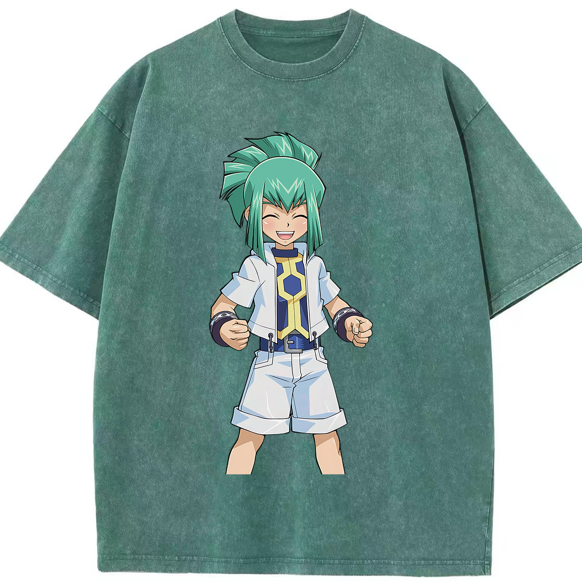 （画像用） 遊☆戯☆王 Yu-Gi-Oh! 綿100% ヴィンテージ風 半袖Tシャツ（フロントプリント）
